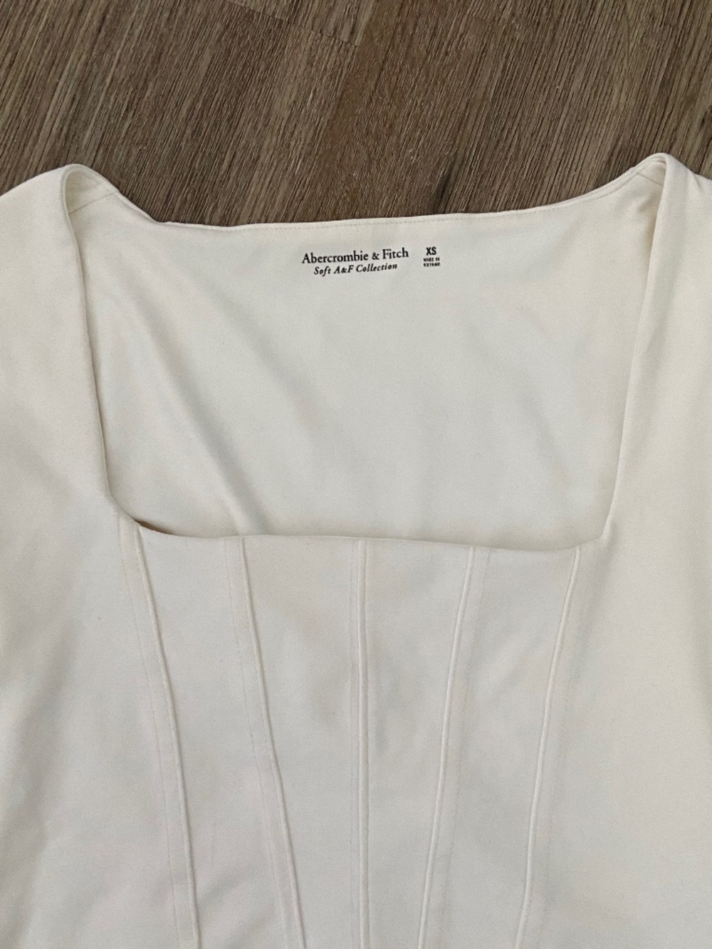 Ambercrombie & Fitch White/Cream Long Sleeve - Picture 3 of 4